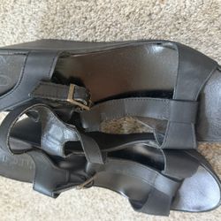 Genuine Leather Wedge Shoes