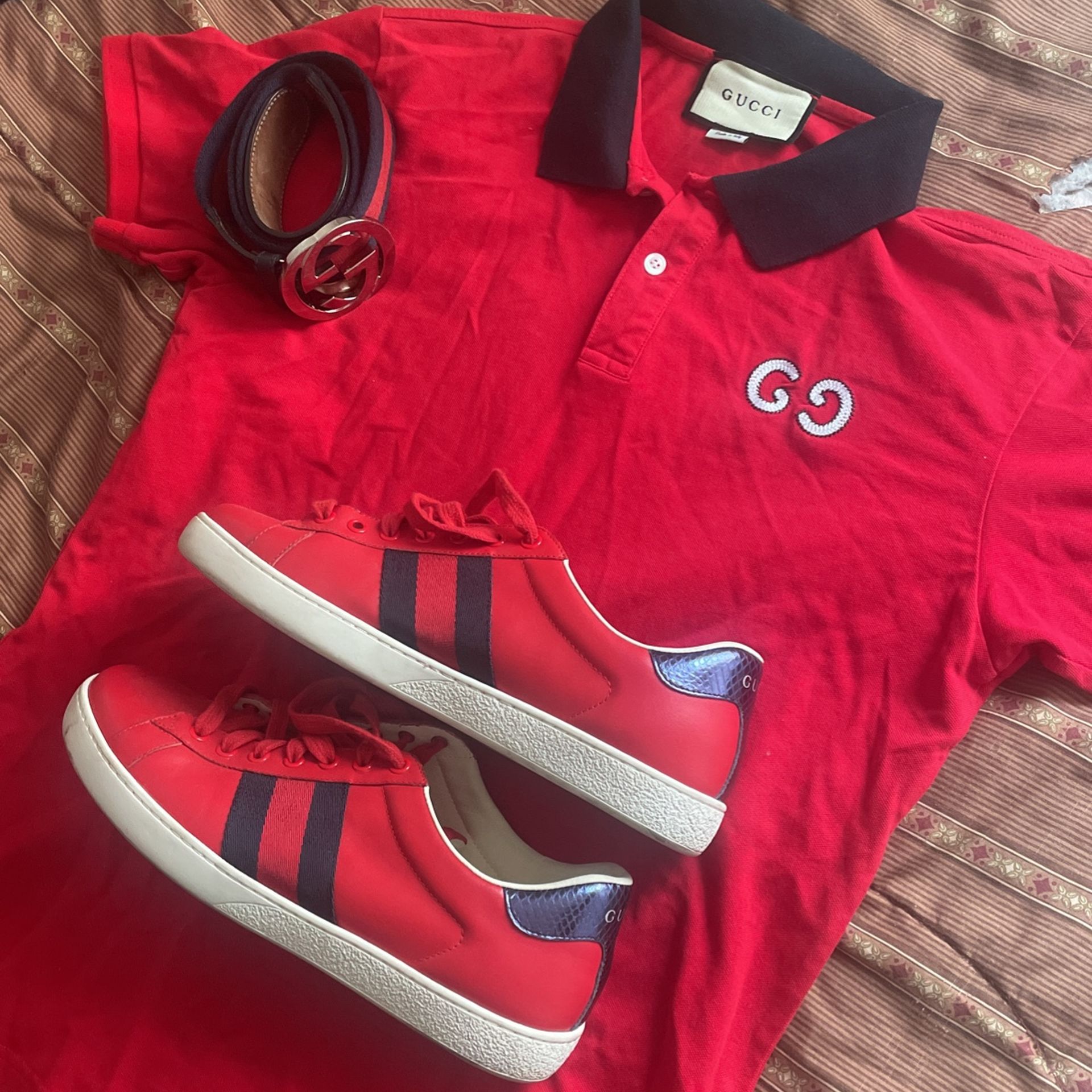 Gucci Fit (Shirt, Belt, Shoes)