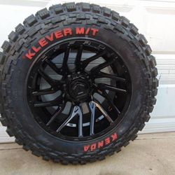 20X12 TIS Gloss Black Rims LT 37 13.50 20 Kenda MT *8X6.5*8X170*-44MM* - $3,000 (Aurora)