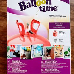 Balloon Time Jumbo New Never Opened 