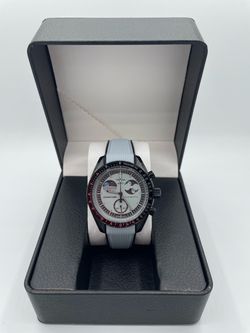 Omega X Swatch Mission to Earthphase Moonswatch Mod Stainless Steel Watch