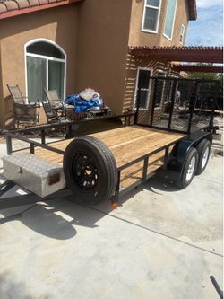 Utility Trailer  yb 2015 by MGATR  12 X6.5x1   Registration in my name Dual axle ready to tow Razor