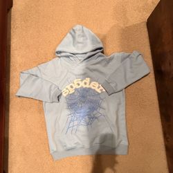 Sp5der Light Blue Hoodie