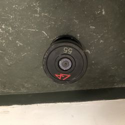 55 pound dumbbell, rubber