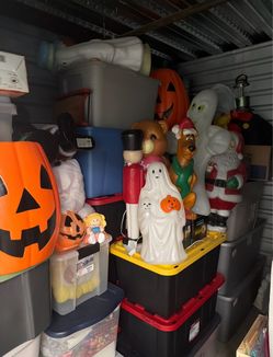 Vintage Halloween Decorations and Collectibles Blow Molds + More