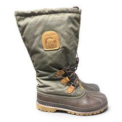 Vintage Sorel Kaufman Woodman Insulated Winter Boots Men’s size 10