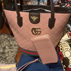 Bonito Bolso De Color Rosa