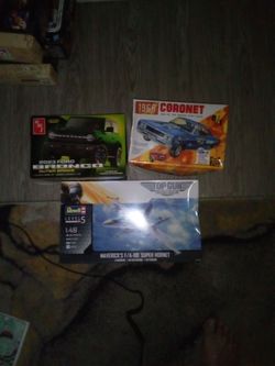Brand new Car and Airplane models