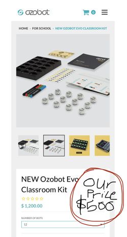 BRAND NEW!!! Ozobot Evo Classroom Kit