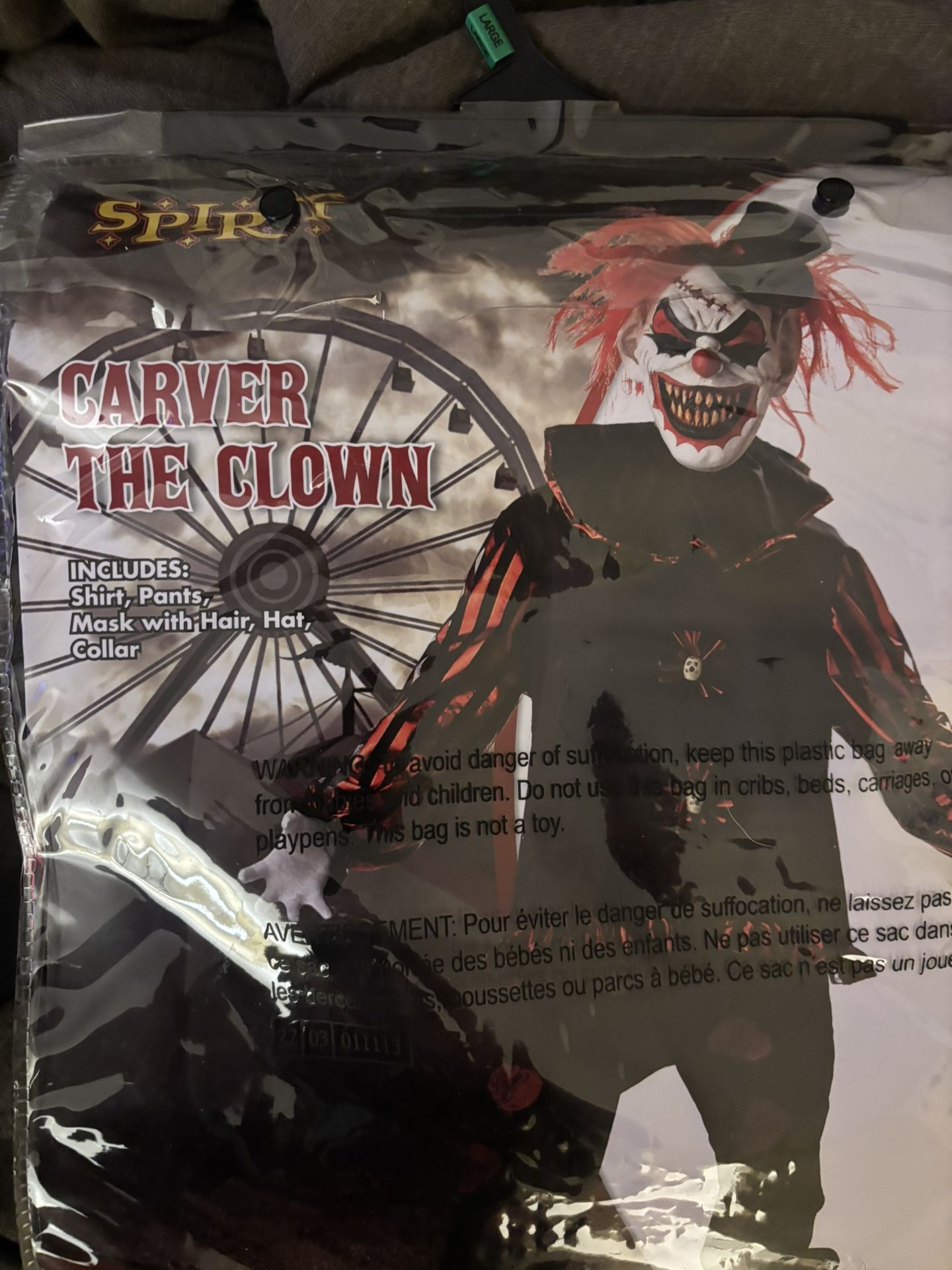 Carver The Clown Costume