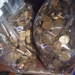 Lot Of 95 Percent copper U.S CENTS