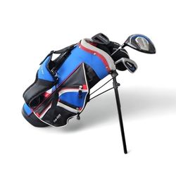 Top Flite Junior Golf Club Set  Wood Iron Putter Bag Right Handed Ages 3-6 years old with stand bag