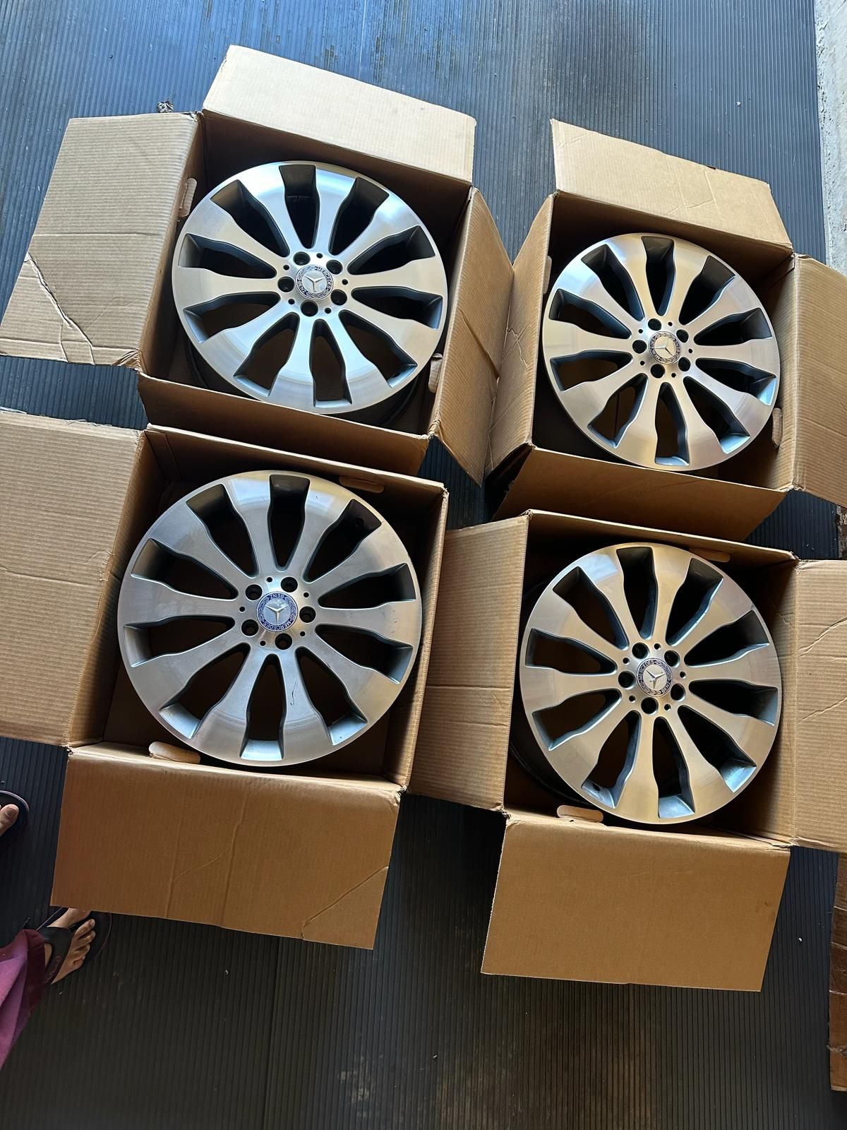 Four Mercedes-Benz 20 inch Rims in very good condition for Sale in ...