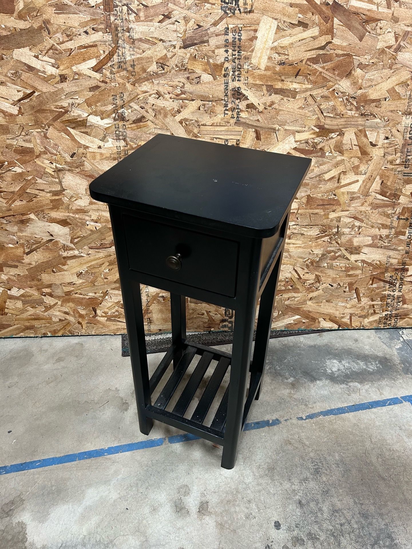 Tall slim night stand / end table
