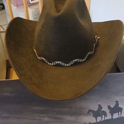 1950's/60's vintage Stetson cowboy hat in sage 6 7/8