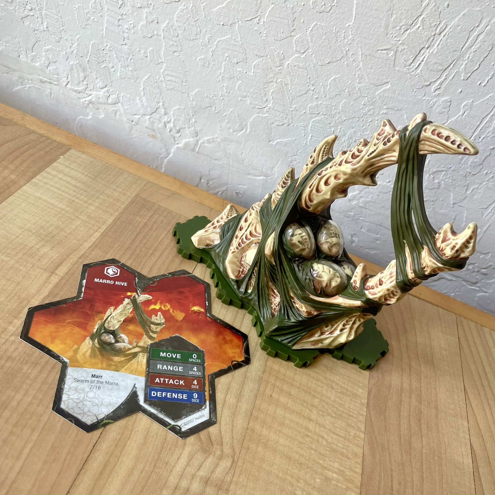 Heroscape Terrain - Marro Hive - Expand Your Battlefield 6 Hex Swamp Tile Card