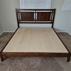 Wood King Bed Frame