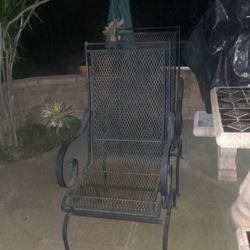 3 Out Door Metal Chairs