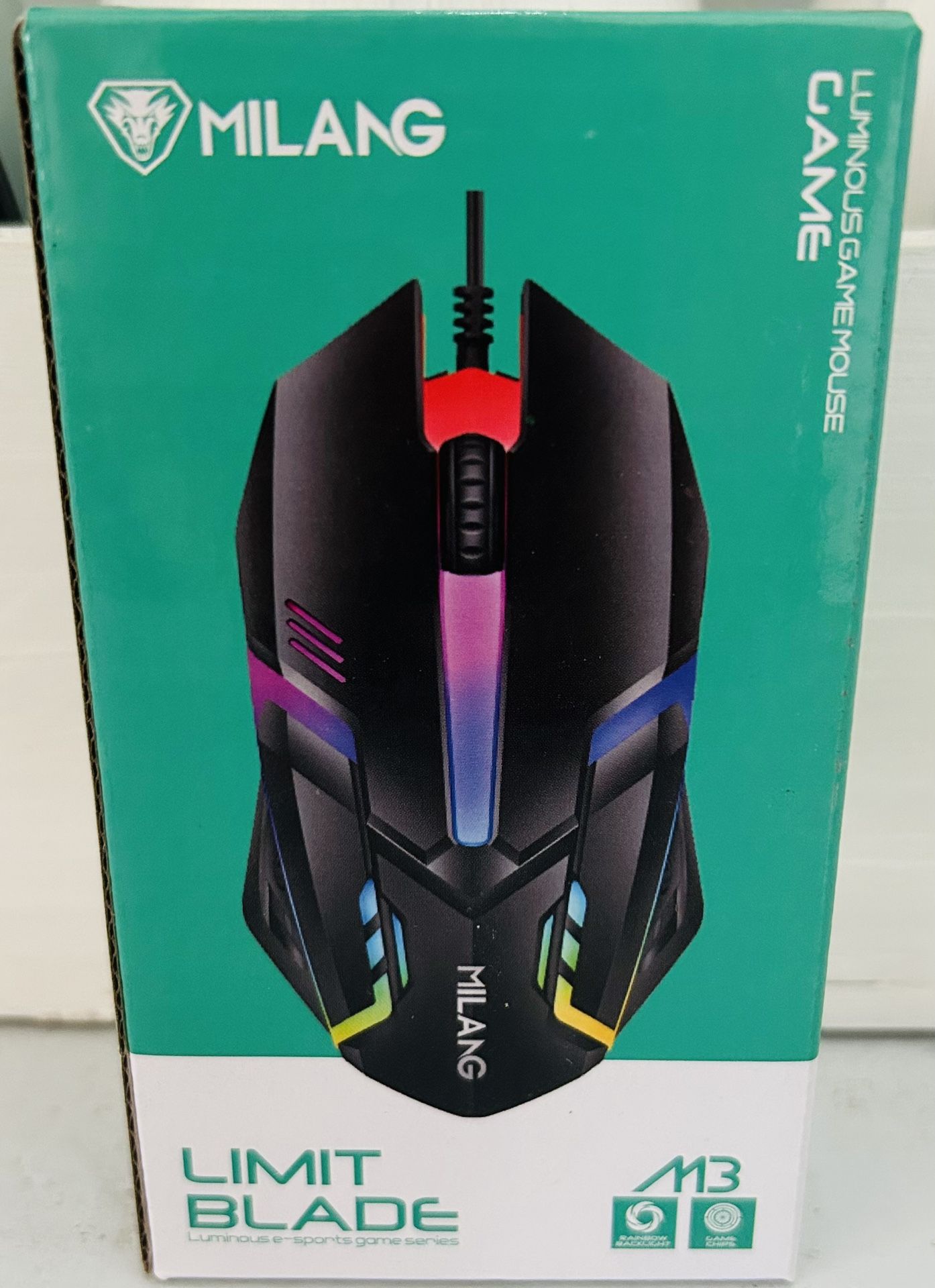 MILANG M3 Limit Blade" luminous e-sports gaming mouse