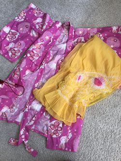 Geisha costume. Authentic kimono from Japan. For a child 5-7 y.o.