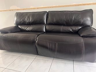Expresso Oversized Leather Recliner