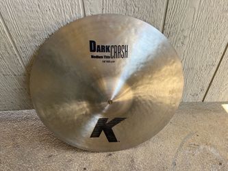 K Zildjian 18” Dark Crash cymbal brand new w tag $275. Drum