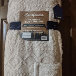 Dearfoams Blankets  $15 Each 