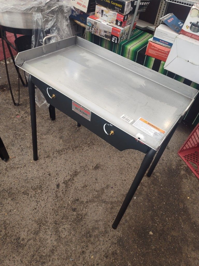 comal greso con estufa de alta pression 220