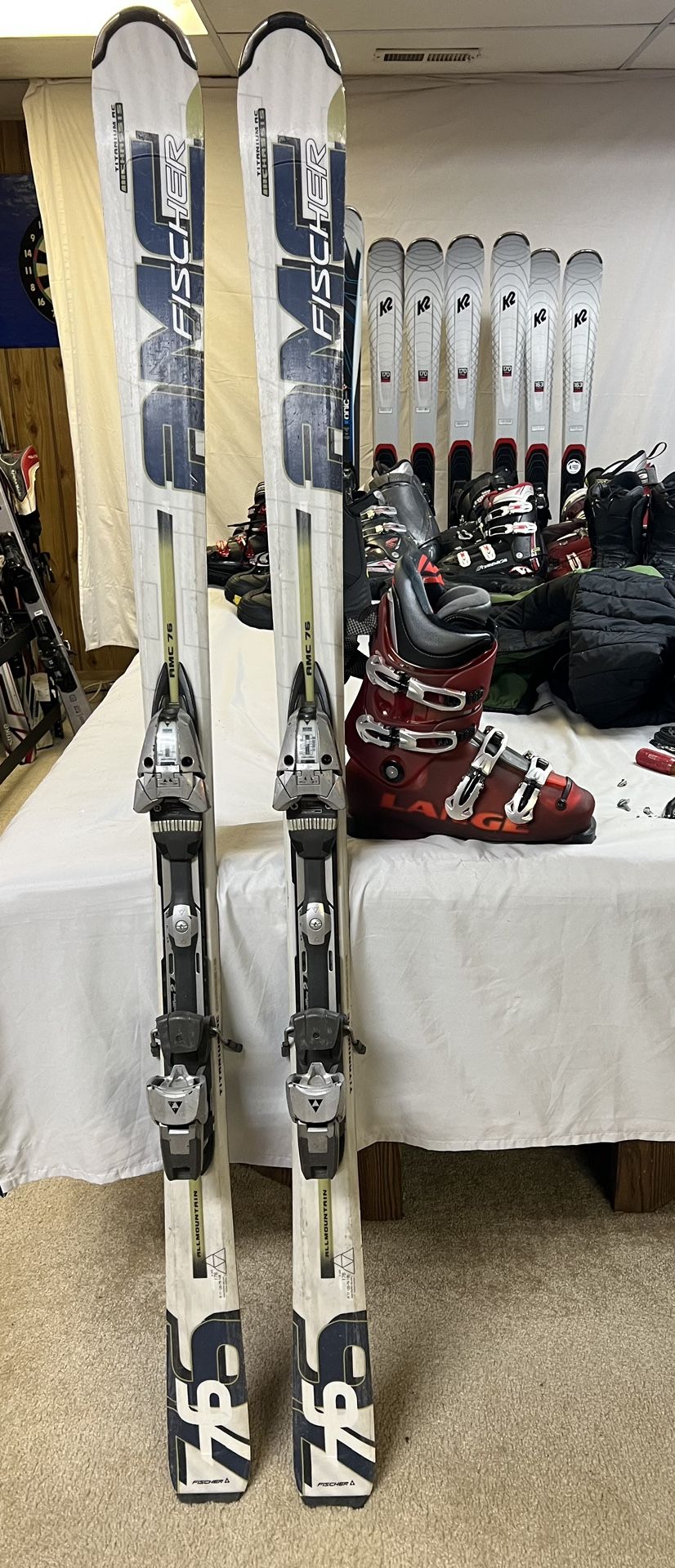 Fischer 176 Ski package