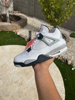 Jordan 4 White Cement (Read Description)