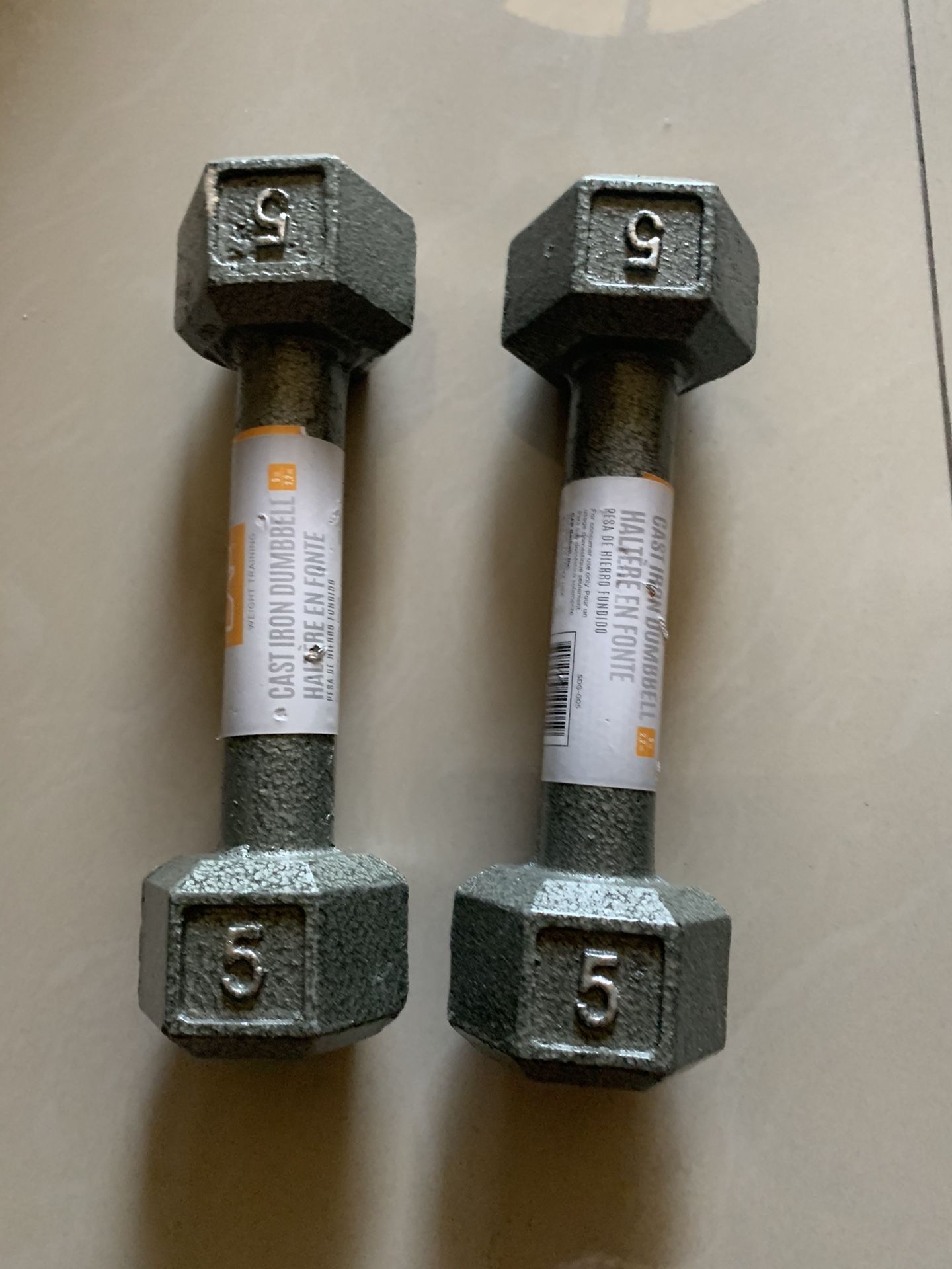 5lb dumbbells