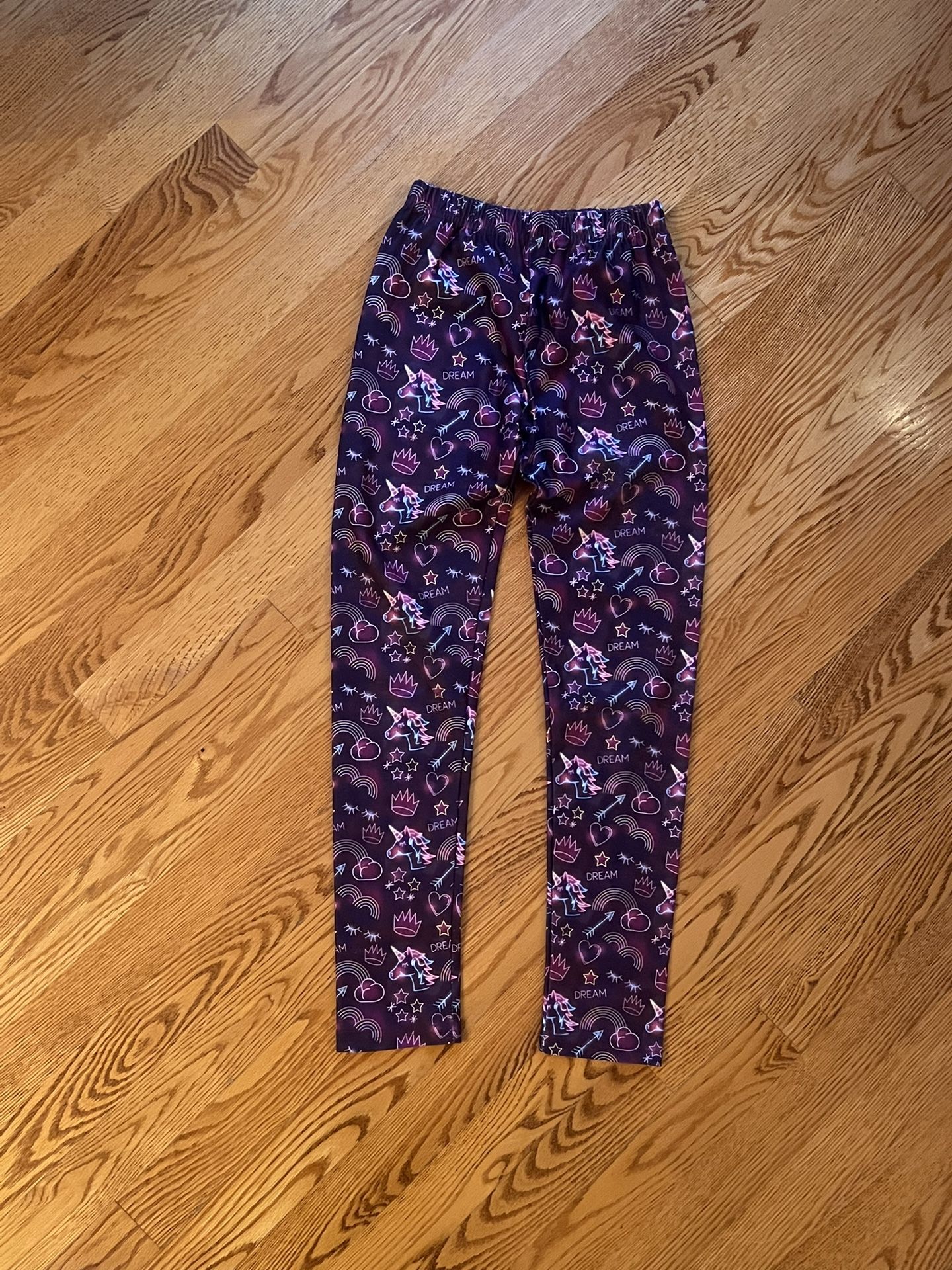 Lola And The Boys Unicorn Leggings Girls Size 10