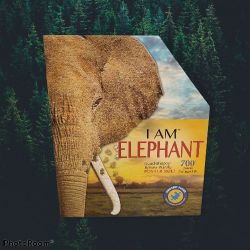I Am Elephant 6l700 Piece Head Shaped Jigsaw Puzzle New Open Box. Never used. Complete