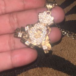 10k Gold Money Bag Charm 