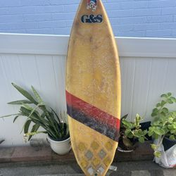 Old School Quad Fin Surfboard 
