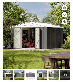 10x8 outdoor storage new