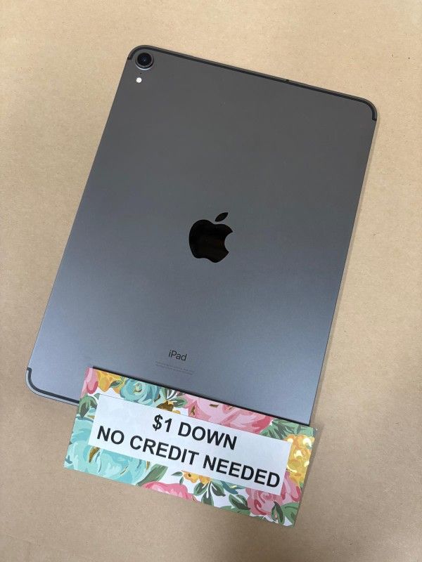 Apple IPad Pro 11 Inch 1st Gen Tablet - Only $1 Today Pay The Rest Later!