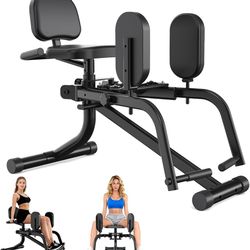 Hip Adduction Abduction Machine by SEWD – Home Gym Inner/Outer Thigh Trainer for Strength Training, Two in One Compact Glute & Thigh Workout Equipment