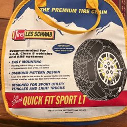 Les Schwab Quick Fit Sport Lt Chains