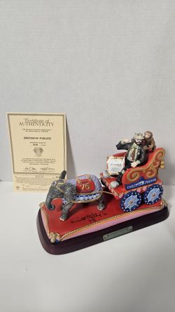 Emmett Kelly Jr. “Birthday Parade” Figurine w/ COA Limited Ed #1185/1999  Signed