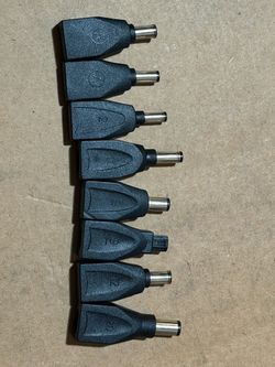 7 Pcs Targus Various Plug Tips For Universal AC Power Adapter Charger For Laptop