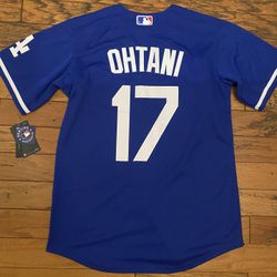 Ohtani Blue Dodgers Jersey