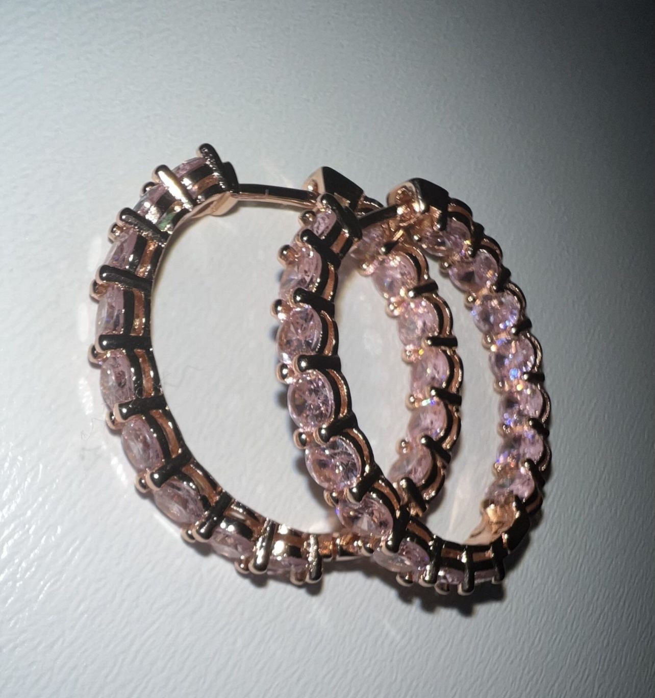Pink Mini Hoop Earrings