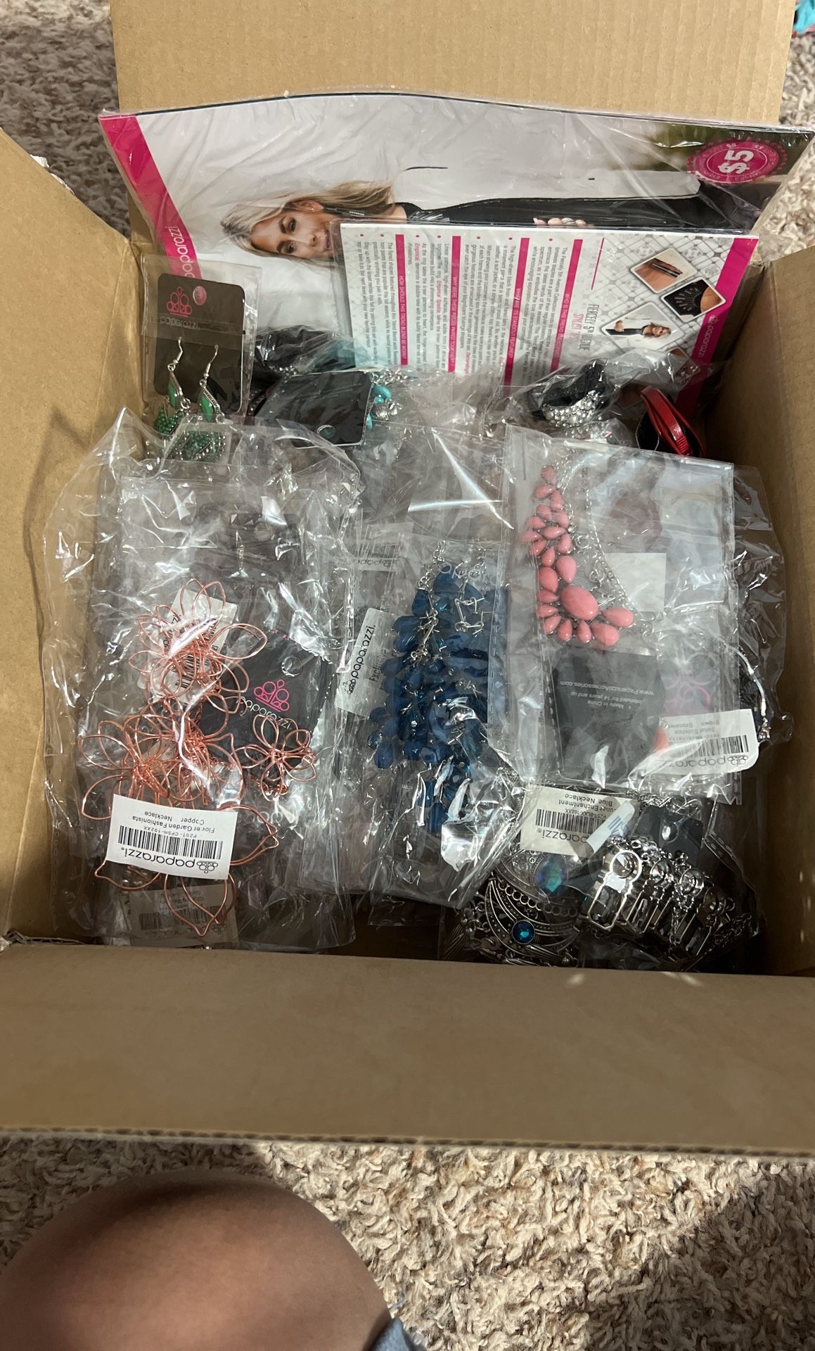 Brand New Box Of Paparazzi Jewelry