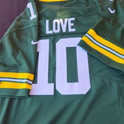 New Nike NFL Green Bay Packers Jordan Love jersey