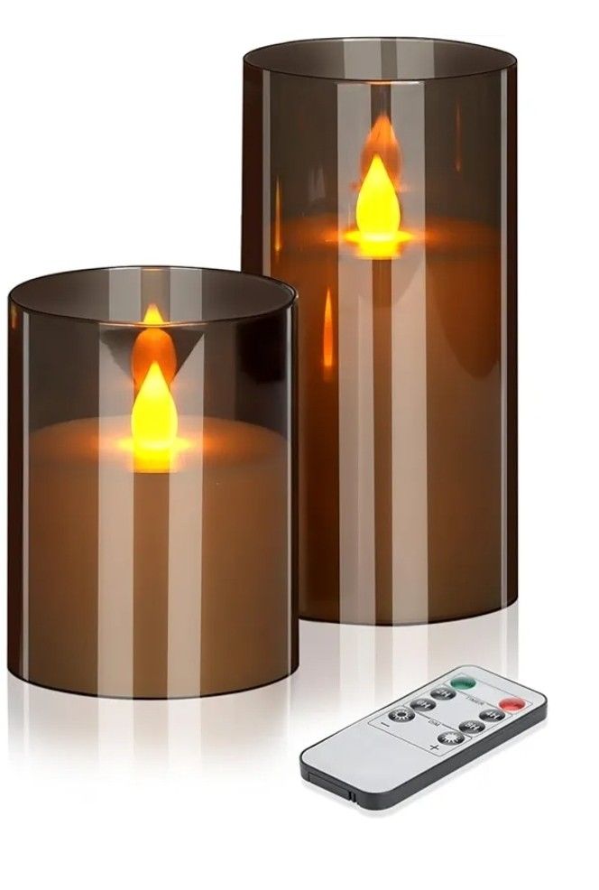 Flameless Candles - Set of 8
