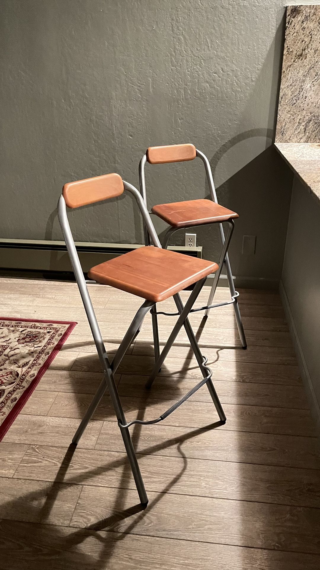 Set Of Two Vintage Style Bar Stools