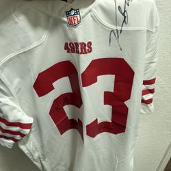 signed 49ers jersey