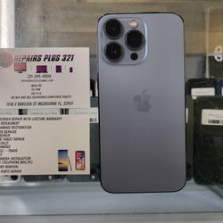 Unlocked Blue iPhone 13 Pro 256gb