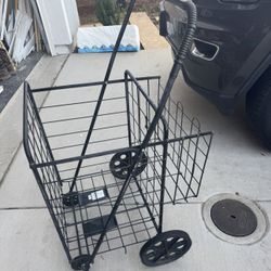 Shopping Cart. It’s Large Snd Extra Basket 